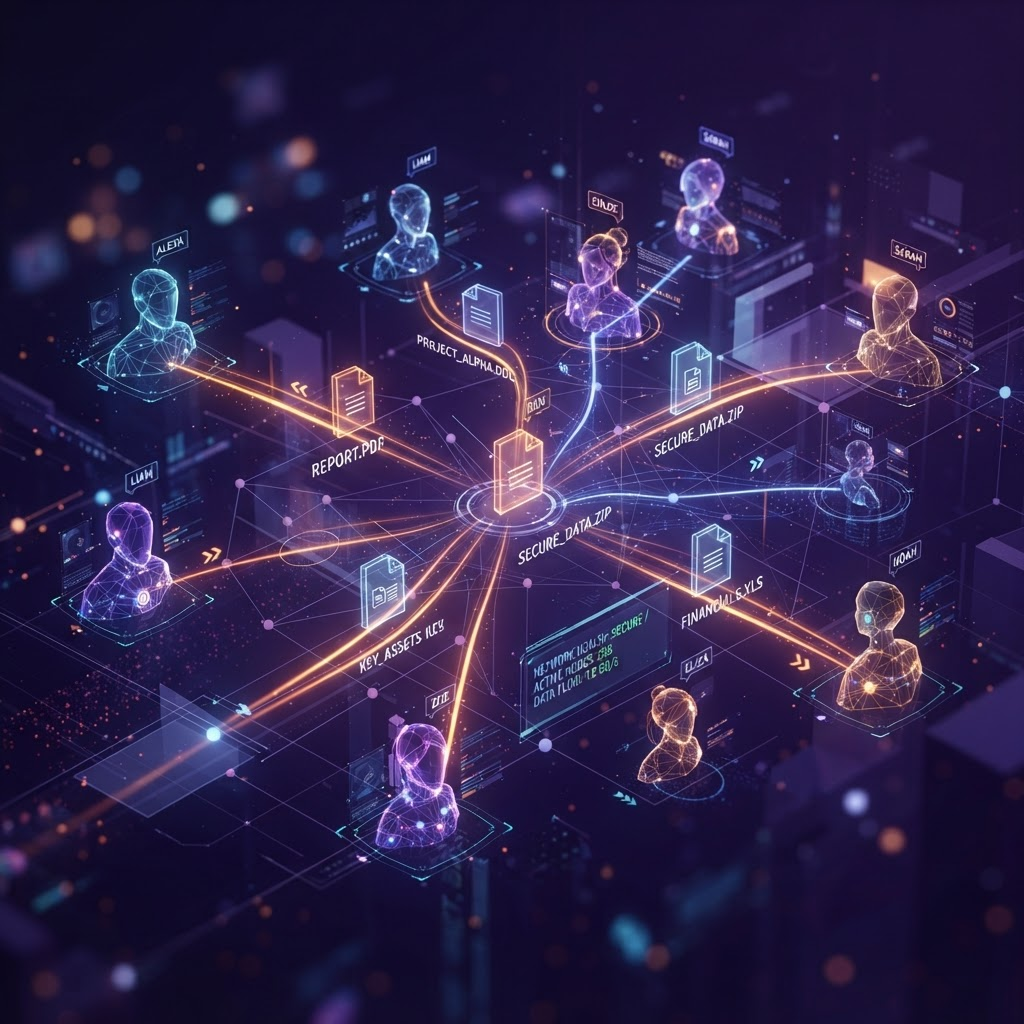 Secure File Sharing illustration